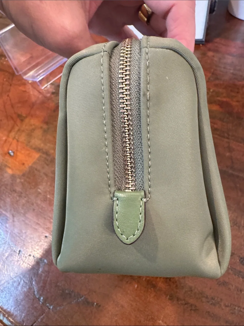 kate spade Olive Green Cosmetic Pouch